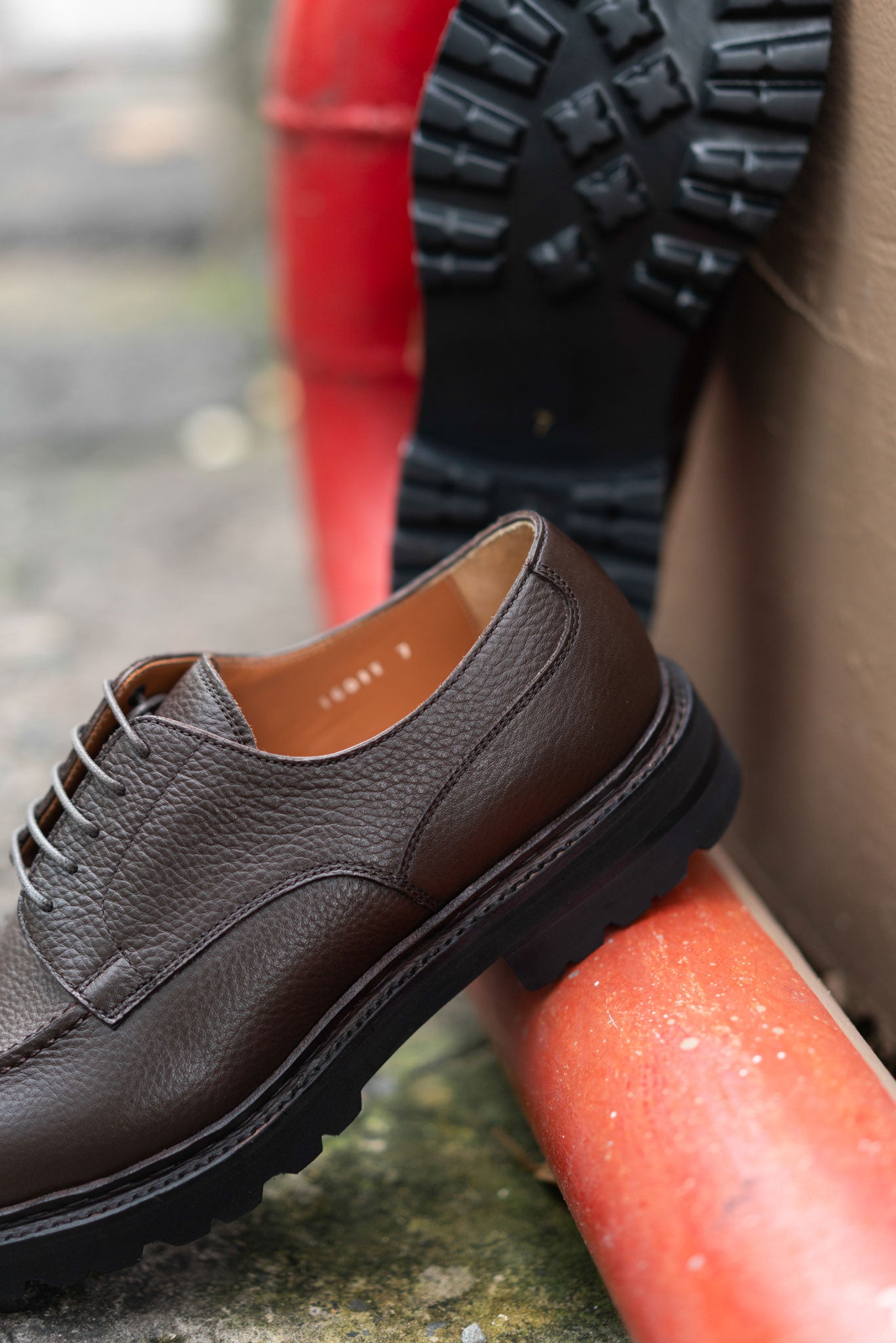 Leather Men Shoes 8425 T