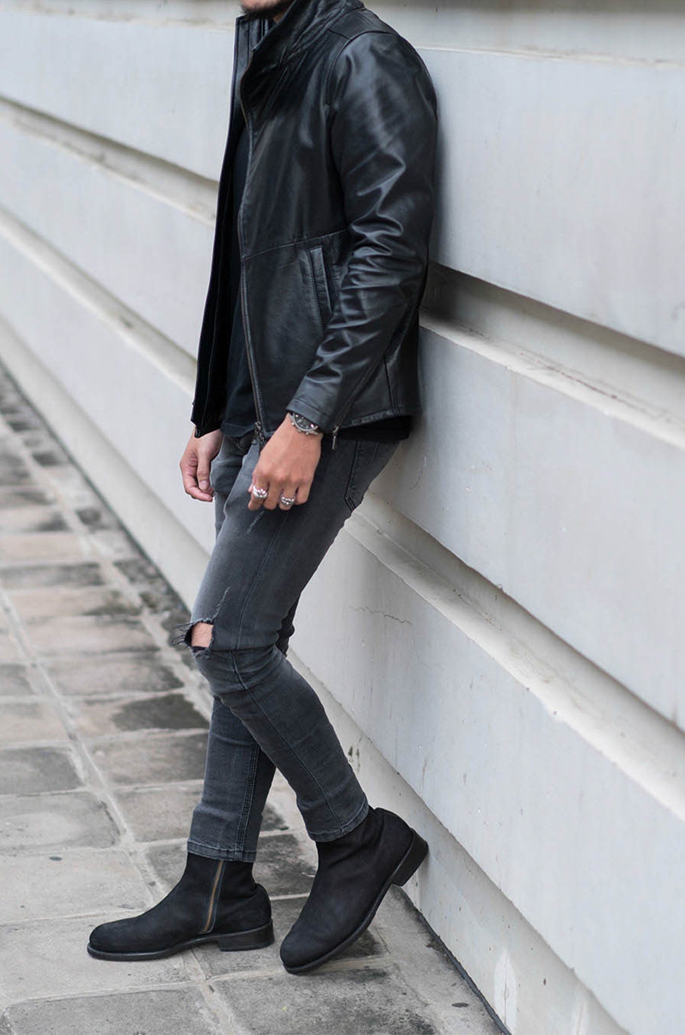Zip Boots Men Shoes K 07 NW 1204