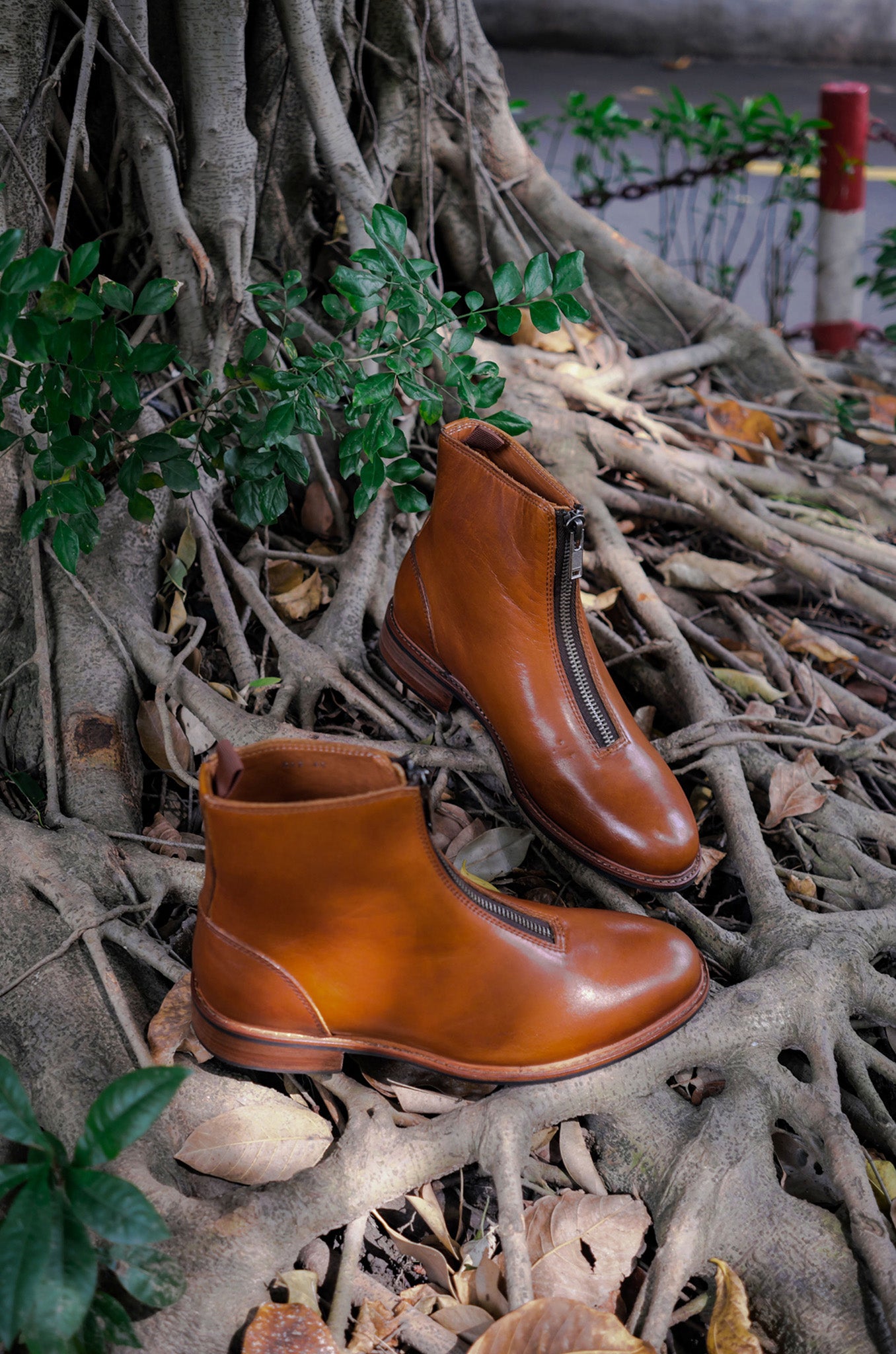 Zip Boots Men Shoes K 02